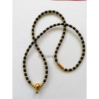 ราคา SH015 สร้อยกะลาคั่นเม็ดทองเลเซอร์แบบ 2-1 เรียบๆ สวยงาม ยาว 24 นิ้ว สร้อยขายดี สร้อยกะลา สร้อยพระ (3174755165)