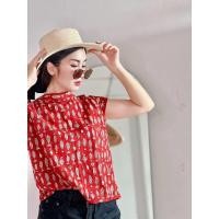 ราคา เสื้อผ้าฝ้ายอินเดีย ผ้าคอตตอนอินเดีย ผ้าอินเดีย เสื้อทรงคอปีนคอจีนกระดุมหลัง ผ้าอินเดีย handblock (20875646681)