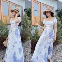 ราคา สอบถามสต้อกก่อนโอนค่า แม็กซี่เดรสยาว แขนตุ๊กตา คอเหลี่ยม ลายหินอ่อน สีขาว CL2789 TW15319 (7484087281)