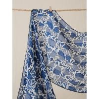 ราคา BATIK RATU - ผ้าพันคอผ้าบาติกผ้าไหม - Semilir - สีฟ้า - 35 (52454169226)