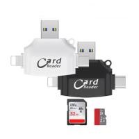 ราคา iDragon การ์ดรีดเดอร์ (3) อะแดปเตอร์การ์ดรีดเดอร์ SD Card Reader Micro SD OTG (1260259106)