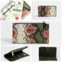 ราคา Stradivarius กระเป๋าสตางค์หนังงูเทียม หนังงู dompet wanita berjenama ankaripur包 女 (18389739353)