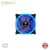 ราคา GAMDIAS AEOLUS E1 1201 Blue LED 12cm Casing Fan / 120mm Case Fan / Chassis Fan / พัดลมหม้อน้ํา / AEOLUSH E1-1201-B (57854584696)