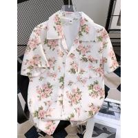 ราคา เสื้อลายดอก ไปทะเล.เสื้อทะเล เสื้อเชิ้ตพิมพ์ลายแฟชั่นสไตล์ญี่ปุ่นเสื้อเชิ้ตแขนสั้นลำลองสไตล์คนขี้เกียจหน้าร้อนเสื้อคู่รักผ้าไหมน้ำแข็งฮาวาย (55257338646)