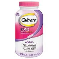 ราคา ++แคลเซียม+วิตามิน ดี3 ขวดใหญ่กว่า++ Caltrate Bone Health Advanced 600+D3 Plus Minerals, 320 Tablets (6262497147)