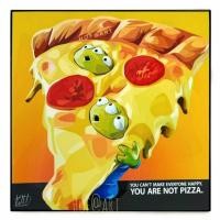 ราคา รูปภาพ Pizza พิซซ่า รูปภาพ​ติด​ผนัง​ pop art แต่งบ้าน ร้านอาหาร กรอบรูป​​ ของขวัญ (26067641337)