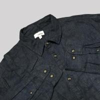 ราคา KEMEJA Sonoma Plain Flannel Shirt Denim Blue - L (6) (41102691937)
