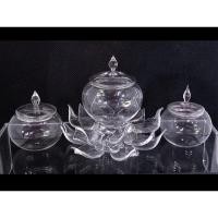 ราคา ดอกบัวแก้วพระอบ ผอบแก้วพร้อมฝาปิดบนดอกบัว (29876285357)