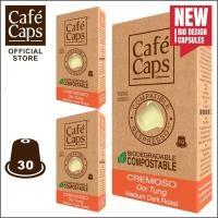 ราคา Nespresso Compatible Coffee Capsule Cremoso - Cafecaps (3 Boxes X 10 Caps) | กาแฟแคปซูล เครโมโซ (5304213364)