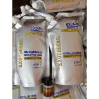 ราคา ครีมยืดผมถาวร Escara ยืดง่าย หนีบลื่น ผมตรง เงางาม มีน้ำหนัก ฟรีหัวเชื้อเคราตินเข้มข้น 1 ขวด (3371330802)
