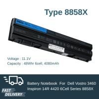 ราคา แบตเตอรี่โน๊ตบุ๊ค Battery Notebook Dell Vostro 3460 Inspiron 14R 4420 6Cell 8858X ส่งฟรี รับประกัน 1 ปี เกรด Original (29753039861)