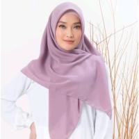 ราคา พรีเมี่ยมปารีสสแควร์วัสดุ voile/พรีเมี่ยม Paris Hijab Amour Sewn Edges วัสดุ Vol/Premium Paris Anti-Slip/Paris Amour/PREMIUM PARIS HIJAB Premium M Square Hijab สี/P พีพี (53657885071)