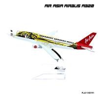 ราคา โมเดลเครื่องบิน แอร์เอเชีย AIR ASIA AIRBUS A320 ลายเสือ (16 cm) เครื่องบินเหล็ก พร้อมฐานตั้งโชว์ (42396838)