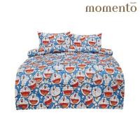 ราคา MOMENTO ชุดผ้าปู + ผ้านวม 6 ชิ้น ลายโดเรม่อน ขนาด 6 ฟุต (43063917693)