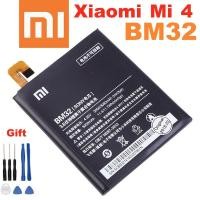 ราคา Xiao mi 100% Orginal BM32 3080mAh Battery For Xiaomi 4 Mi 4 Mi4 M4 BM32 High Quality Phone Replacement Batteries +Tools (21441757554)