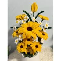 ราคา กระถางดอกทานตะวัน ดอกแซม ใบแซม (44263669678)