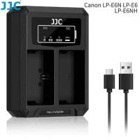 ราคา JJC LP-E6 LP-E6N เครื่องชาร์จแบตเตอรี่สําหรับ กล้อง Canon EOS R6 III R7 R6 II R5 II R 90D 80D 70D 60D 6D 5D Mark IV III II Camera (29333022649)