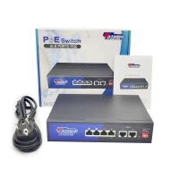 ราคา WATASHI รุ่น WSC098 Switch Hub POE 4 Port + UPLINK 2 Port สวิตช์ฮับ สำหรับงานกล้องวงจรปิด CCTV / ระบบ Wi-Fi ประกันศุนย์ (29340620149)