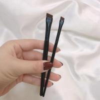 ราคา Brow Contour Brush Eyebrow Eyeliner Brush แปรงพกพา Eyebrow Small Liner Angled E9z9 (52157503987)