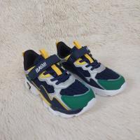ราคา รองเท้าผ้าใบเด็ก Baoji BJK119 ตีนตุ๊กแก สีกรมเขียว (21392151267)