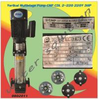 ราคา ปั๊ม Multistage แนวตั้ง CNP CDL 2-220 (220V) ปั๊มอัดอาร์โอ ปั๊มหลายใบพัด (16899171333)