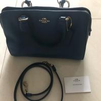 ราคา กระเป๋า Coach สีน้ำเงิน มือ2 (2867983952)