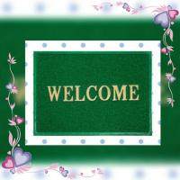 ราคา #94 พรมเช็ดเท้า พรมทางเข้าพิมพ์ WELCOME รุ่น MJuy67y8 ขนาด 50 x 70 ซม. สีเขียว (6056917513)