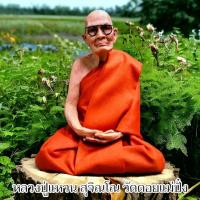 ราคา หลวงปู่แหวน สุจิณโณ วัดดอยแม่ปั๋ง หน้าตักประมาณ5นิ้ว งานเรซิ่นไฟเบอร์หุ่นขี้ผึ้งเสมือนจริง ติดเกศาเสมือนจริง (27900637664)