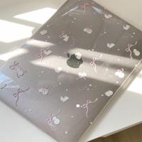 ราคา Macbook Apple Notebook Protective Case Air13 Protective Case pro13M42025 Bow Glitter Rabbit Style (55457819575)