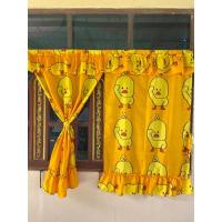 ราคา ผ้าม่านหน้าต่าง ผ้าม่าน ลายการ์ตูน (10075438616)