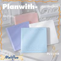 ราคา MELIFLUO Daily Planner Notebook, Square Plan with Journal Notebook, Soft Self-Dispipline Daily Plan PU Cover Note-Taking Notebook นักเรียน (57807210783)