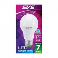 ราคา หลอดไฟ LED E27 7 วัตต์ Daylight EVE LIGHTING รุ่น LED A60 7W (18472677888)