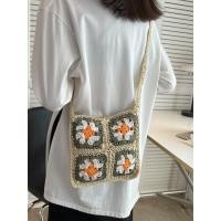 ราคา กระเป๋าสาน สานดอกไม้ mini สายยาว มีซับใน มีซิป P282 (23989711536)