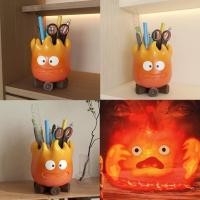 ราคา ส่งด่วนขวดโหลเก็บของ ปีศาจไฟ รูปทรงน่ารัก กล่องเก็บของ Calcifer จาก Howl's moving castle studio Ghibli 33017 (28627580859)