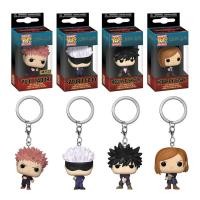 ราคา Funko POP Jujutsu Kaisen พวงกุญแจจี้ Itadori Yuji Satoru Gojo Fushiguro Megumi Kugisaki Nobara ตุ๊กตาตกแต่ง (26604812695)