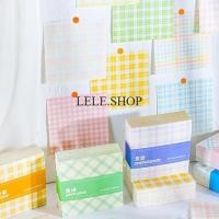 ราคา สินค้าลดราคา กระดาษโน๊ต ลายตารางน่ารัก แบบพกพา แผ่นกระดาษโน๊ต 1 ชุด 200 แผ่น มีหลายลายให้เลือก สินค้าพร้อมส่ง (25956307254)