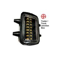 ราคา รถพ่วงไฟฟ้ารถบรรทุกกล่องยาง 8 Way Pole กันน้ํารถบรรทุกสายไฟ 12V 24V 125x111x42 (43774607691)