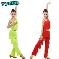 ราคา YYOEO ชุดเดรสแบบกางเกงสำหรับเต้นรำละตินและชาเช่า พร้อมเสื้อกันหนาว สไตล์แฟชั่นระดับโปรสำหรับการแสดงบนเวที (57606941342)