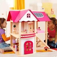 ราคา บ้านไม้จำลอง บ้านไม้DIY บ้านไม้เด็กเล่น บ้านของเล่น บ้านไม้ตุู๊กตา (13595038420)
