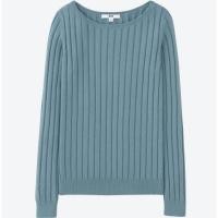 ราคา Uniqlo เสื้อยืดแขนยาว ผ้าร่อง (16334924514)