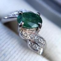 ราคา แหวนมรกตแซมเบียแท้ NATURAL EMERALD (1749893660)
