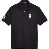 ราคา เสื้อโปโลผู้ชาย POLO RALPH LAUREN ทรงคลาสสิก ลายม้าใหญ่ (ขนาด XX-Large, สีดำ) (57057442774)