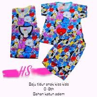 ราคา COLORFUL STACKED LINE HOTPANT CHILDRENS PAJAMAS/TAYO/SLEEPWEAR/PAJAMA/BTS21/LINE (26615243462)