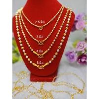 ราคา สร้อยคอ 2 กษัตริย์ เม็ดมะยม สร้อยทองเคลือบแก้ว NEW APS3 (9315007433)