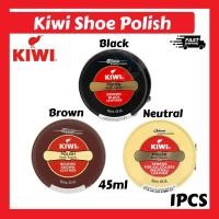 ราคา 【45มล.】น้ำยาขัดรองเท้า Kiwi น้ำยาขัดหนัง Kiwi ของแท้ 100% โดย Johnson น้ำยาขัดสีดำ Semir Sepatu (43871693875)