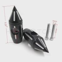 ราคา 2.25" Spike Handlebar Risers For Harley Davidson Softail Dyna Sportster Custom 1'' Motorcycle Acces (47704126328)