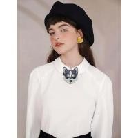 ราคา Embroidered Siberian Husky Dog Tie (44378641677)