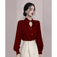 ราคา MANGO SILK เสื้อเชิ้ตปกแหลมแขนยาว (43111764421)