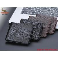 ราคา กระเป๋า กระเป๋าสตางค์ผู้ชาย ลายหนังจรเข้ CROCODILE WALLET BAG มีของพร้อมส่งทันที✅ (5187646512)