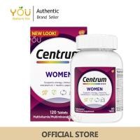 ราคา Centrum Multivitamins 120 tablets Iron Vitamins D3 B Antioxidants วิตามินรวมสำหรับผู้หญิง อาหารเสริมหล (28039655874)